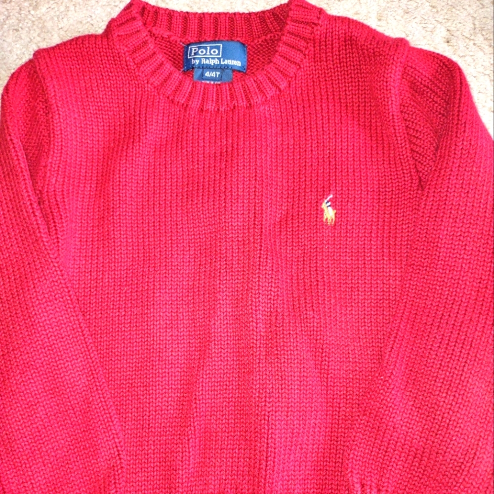 Boys polo sweater
